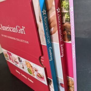 American Girl My First Cookbook Collection 3 Book Set - Baking, Cooking, Parties